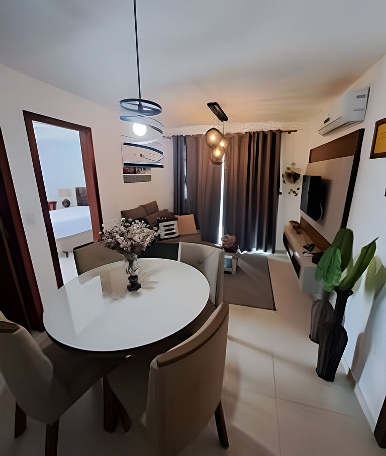 Apê Sunset – a apenas 5 minutos a pé da Praia das Dunas