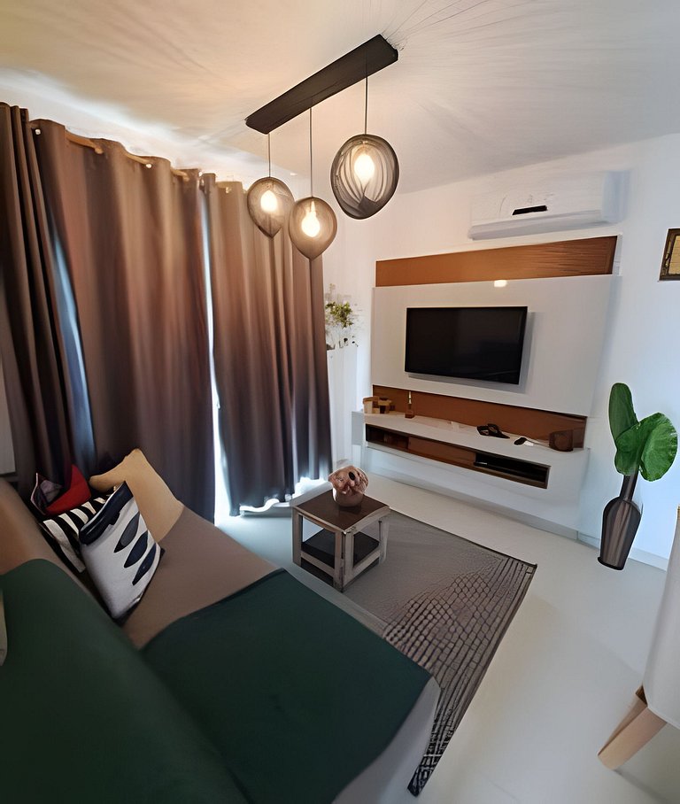 Apê Sunset – a apenas 5 minutos a pé da Praia das Dunas