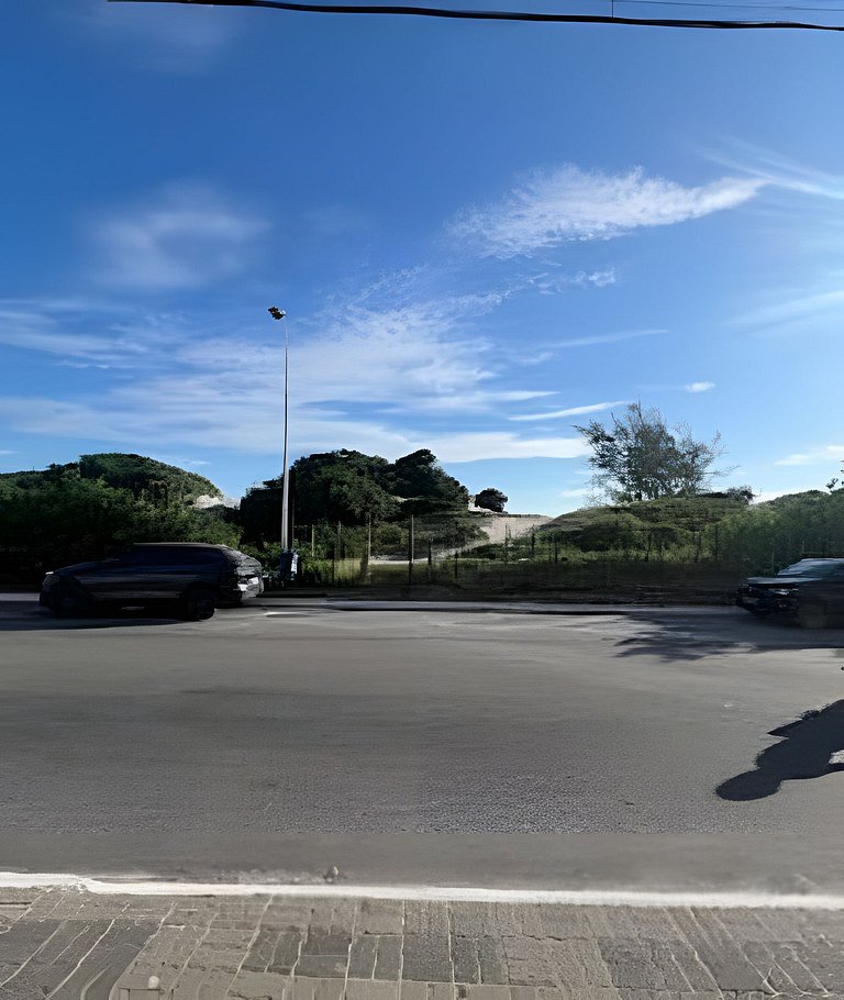 Flat Malu Pé na Areia - poucos passos praia Grande