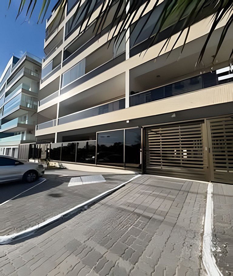 Flat Malu Pé na Areia - poucos passos praia Grande