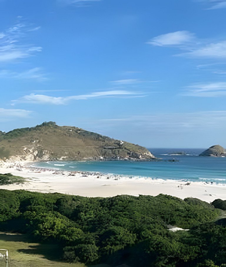 Flat Malu Pé na Areia - poucos passos praia Grande