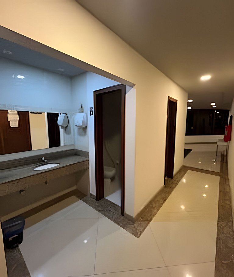 Flat Malu Pé na Areia - poucos passos praia Grande